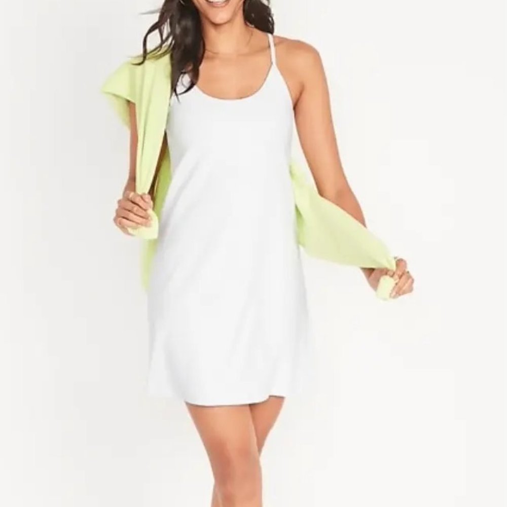 Old Navy Active Powersoft Racer-Back Mini Exercise Dress